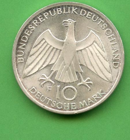 Germany 1972 10 Marks Coin