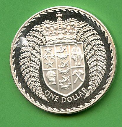 New Zealand 1979 Silver Proof  $1 One Dollar Coin