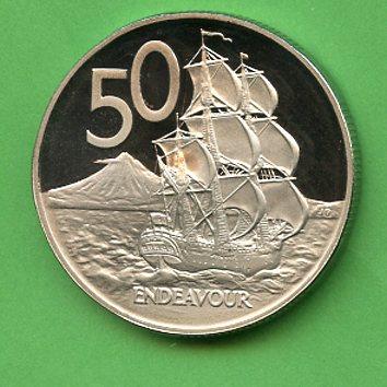 New Zealand 1979  Proof 50 Cents Coin