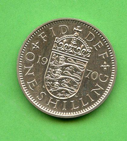 UK 1970 Elizabeth II  Proof Shilling Coin