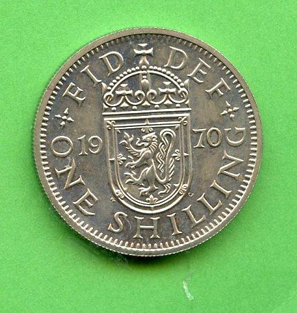 UK 1970 Elizabeth II  Proof Shilling Coin
