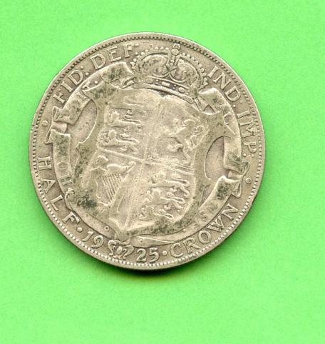 U.K.1925 George V Half Crown Coin