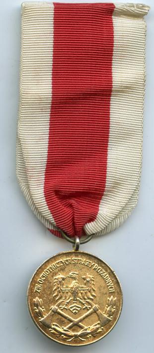 Poland, Medal of Merit for Fire Fighting 1st Class Medal