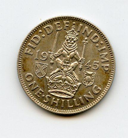 U.K. 1945 Shilling Coin