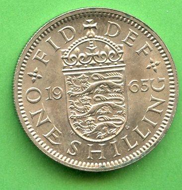 U.K. 1965 Shilling Coin