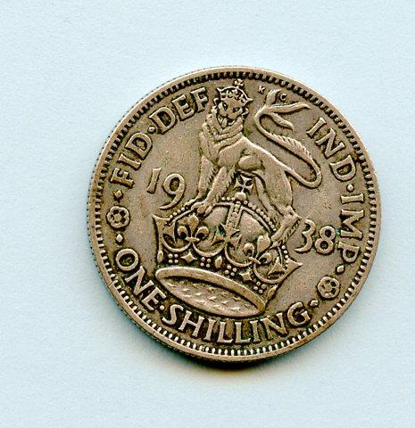 U.K. 1938 Shilling Coin