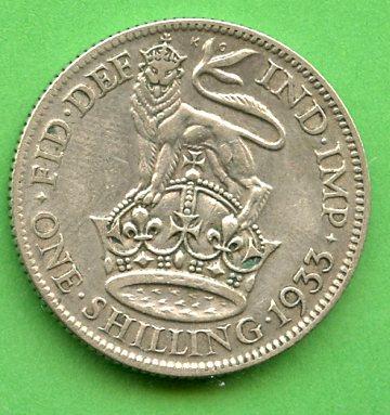 U.K. 1933 Shilling Coin