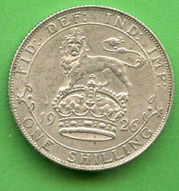 U.K. 1926 Shilling Coin