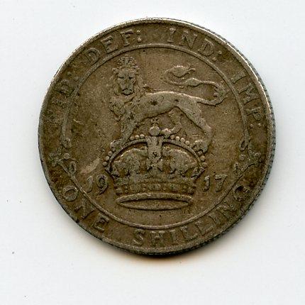 U.K. 1917 Shilling Coin