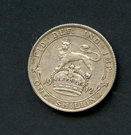 U.K. 1912 Shilling Coin