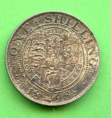 U.K. 1898 Shilling Coin