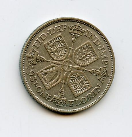 U.K.  1931 Florin Coin