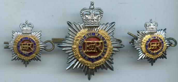 RASC Royal Army Service  Corps Officers Cap Badge & Collar Badges