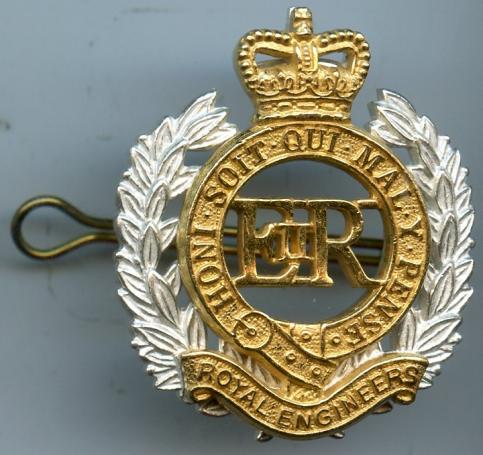 Royal Engineers Officers Cap Badge