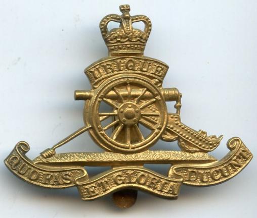 Royal Artillery Brass Beret Badge