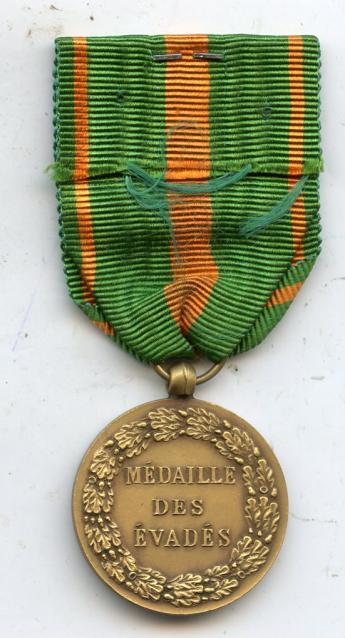 French Medaille Des Evades