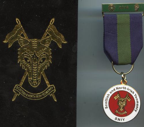 Scottish & North Irish Yeomanry SNIY,  Guidon Parade Commemoration Medal