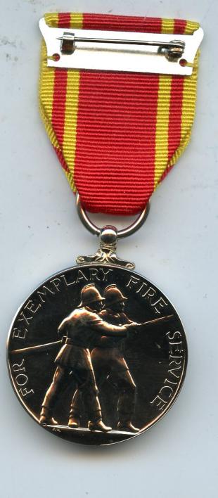 Fire Brigade Long Service Medal In Box Of Issue
