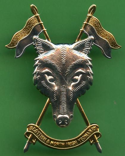 SNIY. Scottish &  North Irish Yeomanry  Senior Ranks Pouch Badge