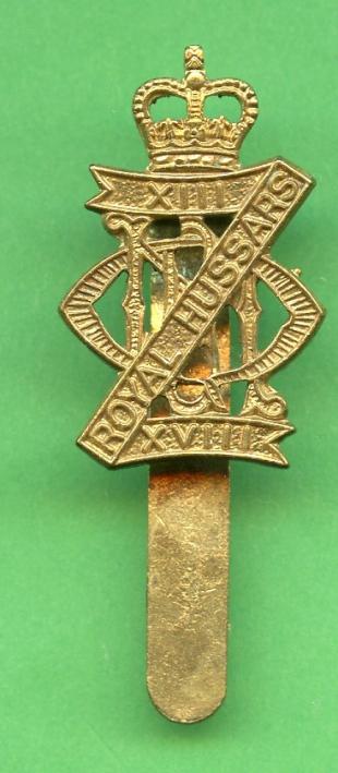 13th /18th  Royal Hussars ( Queen Mary's Own) Cap Badge