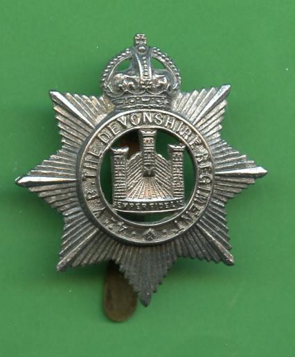 4th Volunteer Battalion Devonshire Regiment  Cap Badge