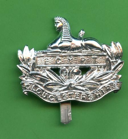 Gloucestershire  Regt Anodised Cap  Badge