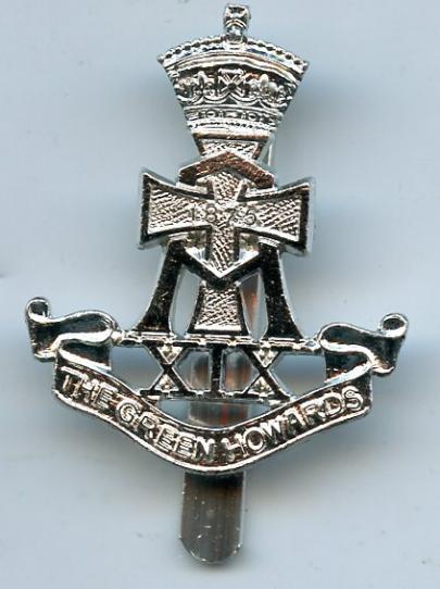 The Green Howard's  Anodised Cap Badge