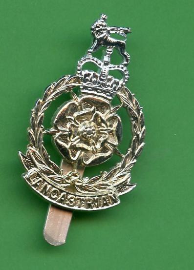 Lancastrian Brigade Cap Badge