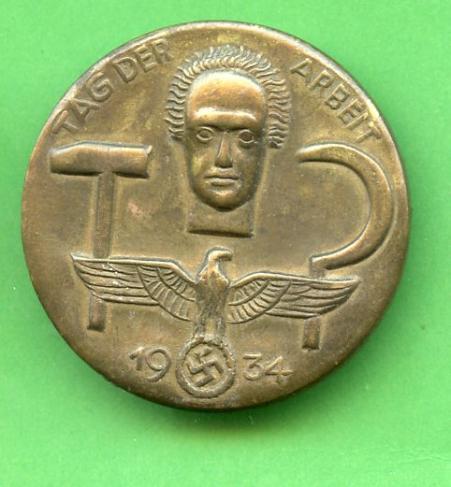 German Tinnie Day Badge 1934