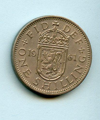 U.K. 1961  Shilling Coin