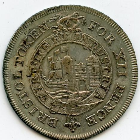 Bristol Silver Shilling Token 1811