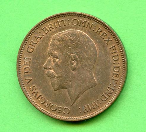 UK  1936 George V One Penny Coin