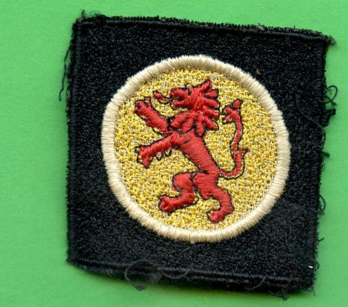 WW2 15th Scottish Infantry Division Cloth Formation  Patch Badge