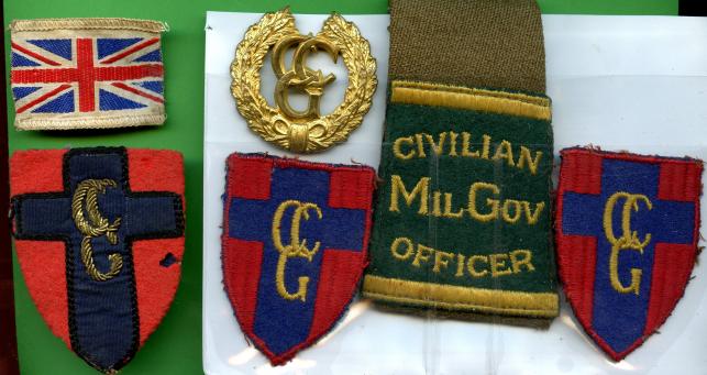 Scotmint | Control Commission Germany Civilian Military Government Officers  Badges