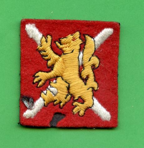 British Army West Scotland District Formation Sign Cloth Patch Badge