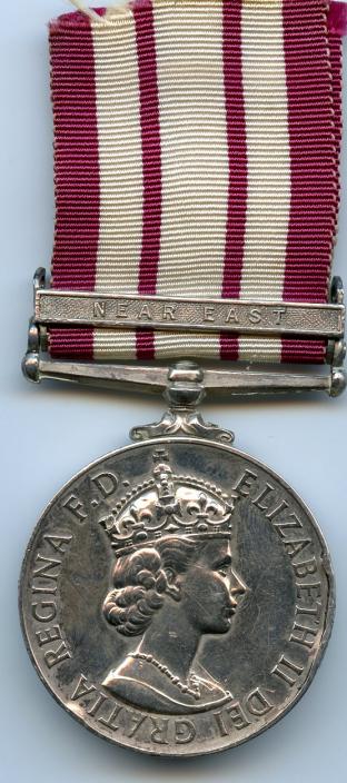 Naval General Service Medal Near East. C.F.Colton. A.B. Royal Navy