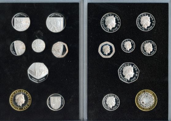 2015 UK   Silver Coin Proof  Coin Sets