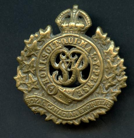 Royal Canadian Engineers Cap Badge