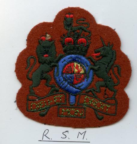 Collection Women's Royal Army Corps WRAC, Cloth & Metal Badges
