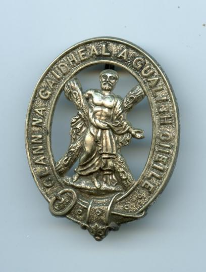 2nd Highland Coy 1st City of Edinburgh Rifle Volunteer Corps Glengarry Badge
