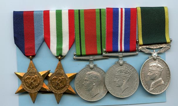 Group of 5 Medals To Sgt L.E.Freestone, Royal Fusiliers