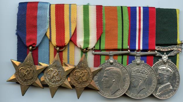 Group of 6 Medals To Gunner James.Henry.O'Brien, Royal Artillery