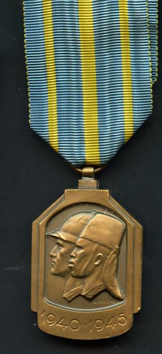 Belgium The African Medal of the War 1940-45