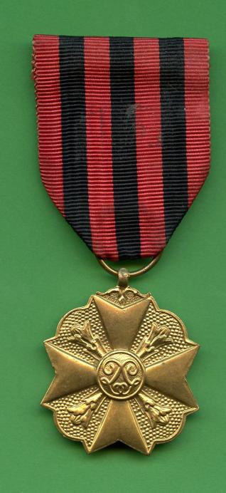 Belgium Civil Decoration for Bravery, Devotion and Philanthropy, Gilt  medal