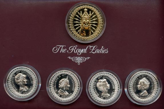 Australia  1992 The Royal Ladies Silver Coin and Medallion Set Commonwealth Games Federation