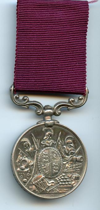 Army Long Service & Good Conduct Medal To Cpl J Barnes, Royal Scots Fusiliers  & ( Longford Militia )
