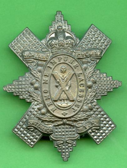 Highland Cyclist Cap Badge