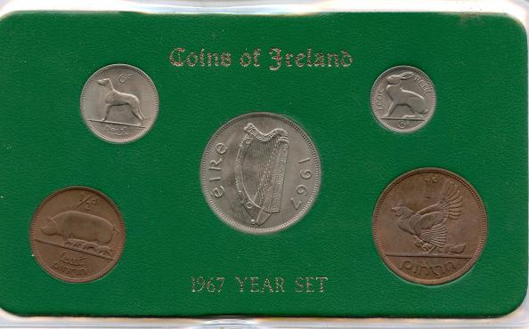 Ireland 1967 Uncirculated Coin Set