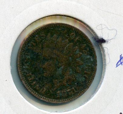 U.S.A Indian Head One Cent Coin Dated