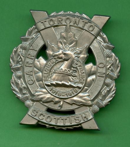 Toronto  Canadian Scottish Cap Badge